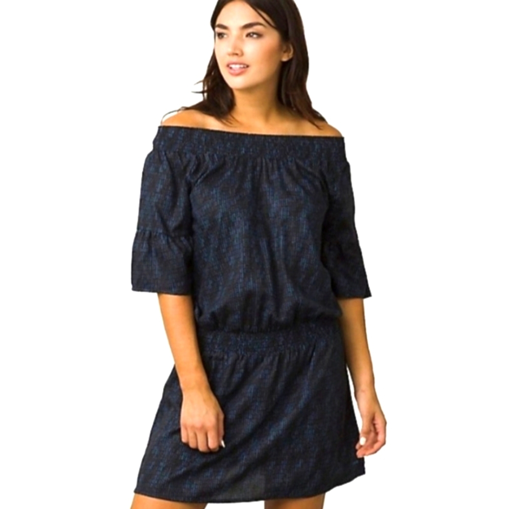 Prana Women's Lenora Blue Dress